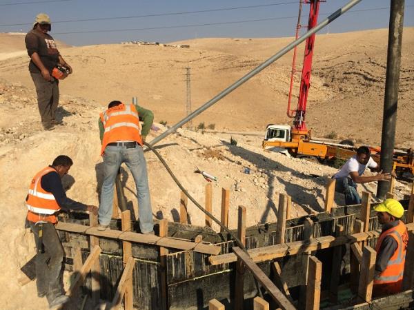 שיקום וחיזוק מדרון בגשר מחוז שי כביש 1