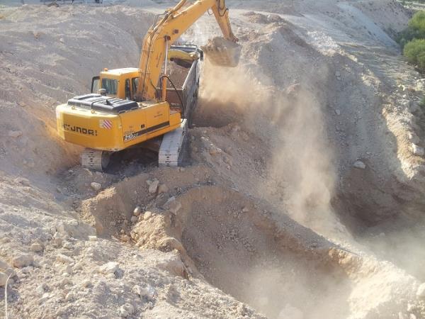 שיקום וחיזוק מדרון בגשר מחוז שי כביש 1