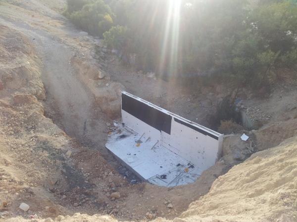 שיקום וחיזוק מדרון בגשר מחוז שי כביש 1