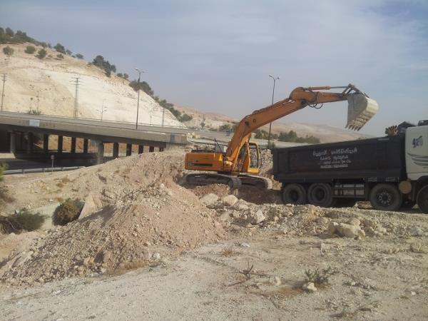 שיקום וחיזוק מדרון בגשר מחוז שי כביש 1