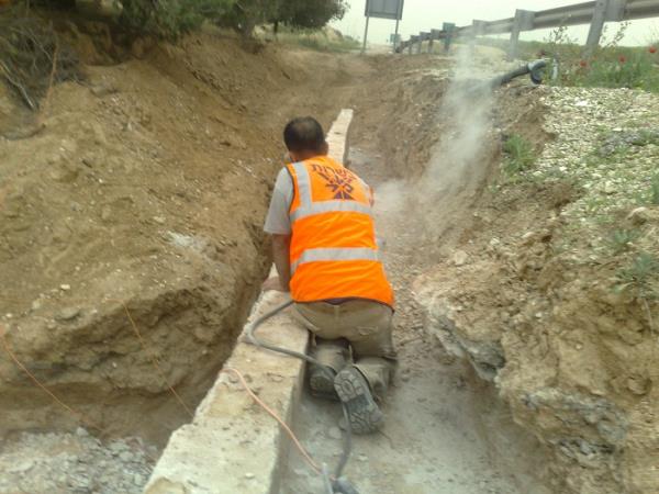 שיקום וחיזוק מעביר מים בכביש 242 - כיסופים
