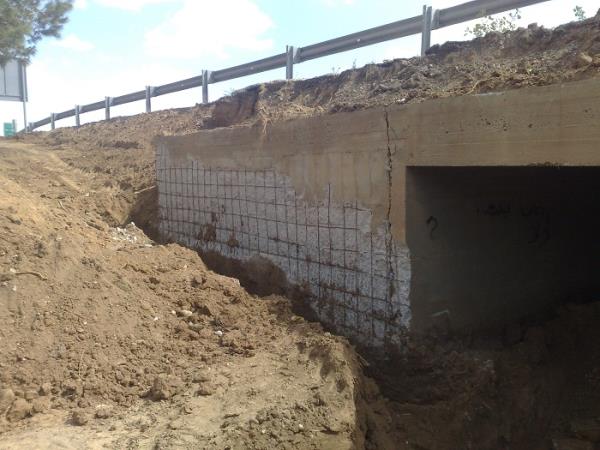 שיקום וחיזוק מעביר מים בכביש 242 - כיסופים