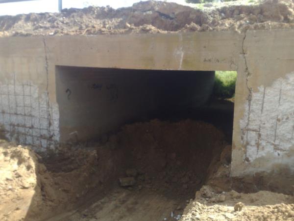 שיקום וחיזוק מעביר מים בכביש 242 - כיסופים
