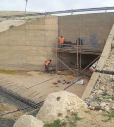 שיקום וחיזוק מעביר מים נחל אוג כביש 437